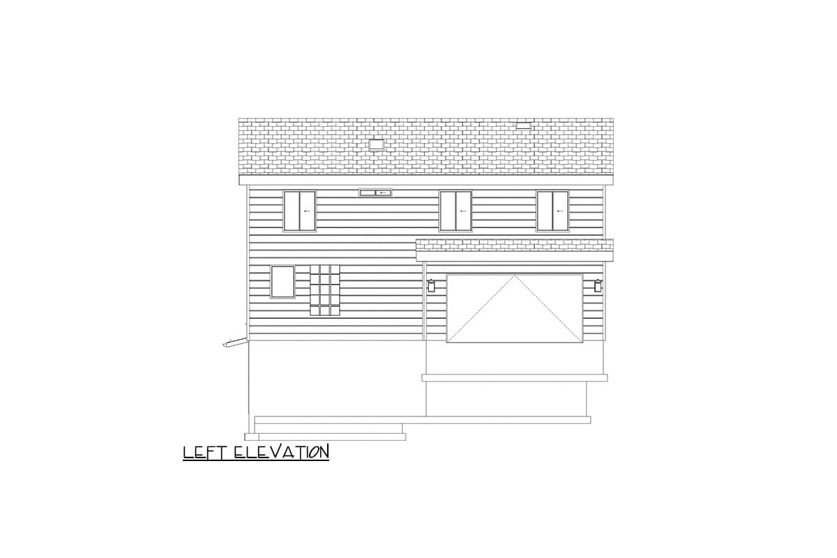 Plan 61498UT: 4-Bed Modern House Plan with 2-Car Garage - 2784 Sq Ft - Image #27 - Contemporary, Modern