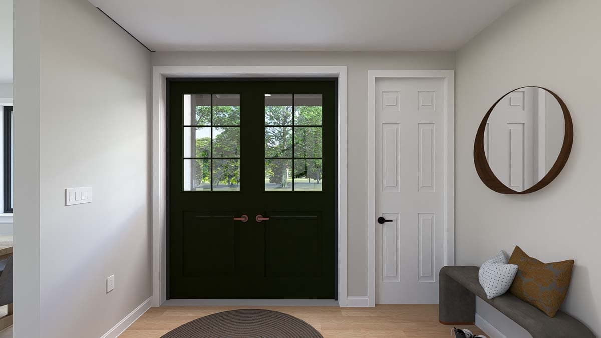 Plan 61498UT: 4-Bed Modern House Plan with 2-Car Garage - 2784 Sq Ft - Image #8 - Contemporary, Modern