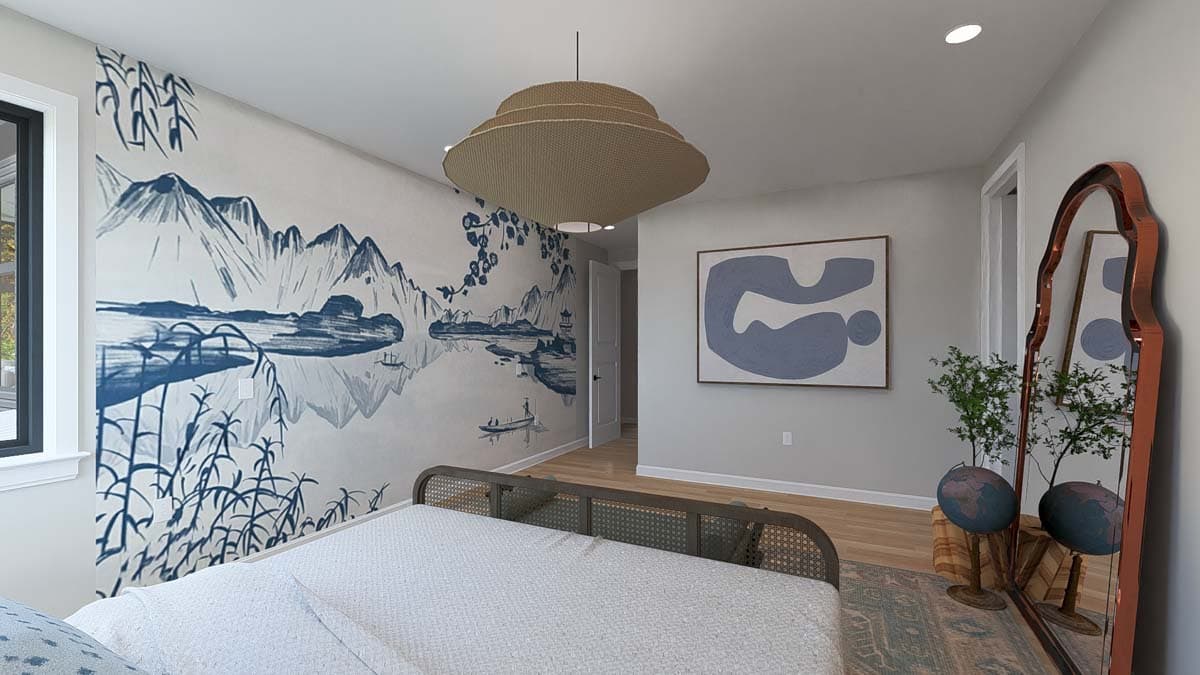 Plan 61498UT: 4-Bed Modern House Plan with 2-Car Garage - 2784 Sq Ft - Image #21 - Contemporary, Modern