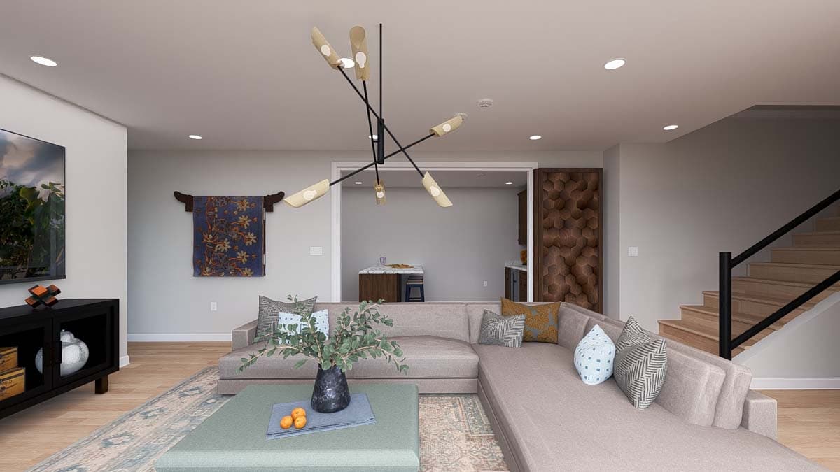 Plan 61498UT: 4-Bed Modern House Plan with 2-Car Garage - 2784 Sq Ft - Image #25 - Contemporary, Modern