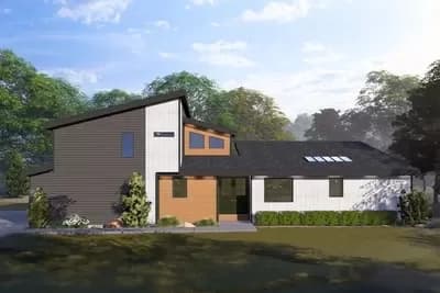 4-Bed Modern House Plan with 2-Car Garage - 2784 Sq Ft