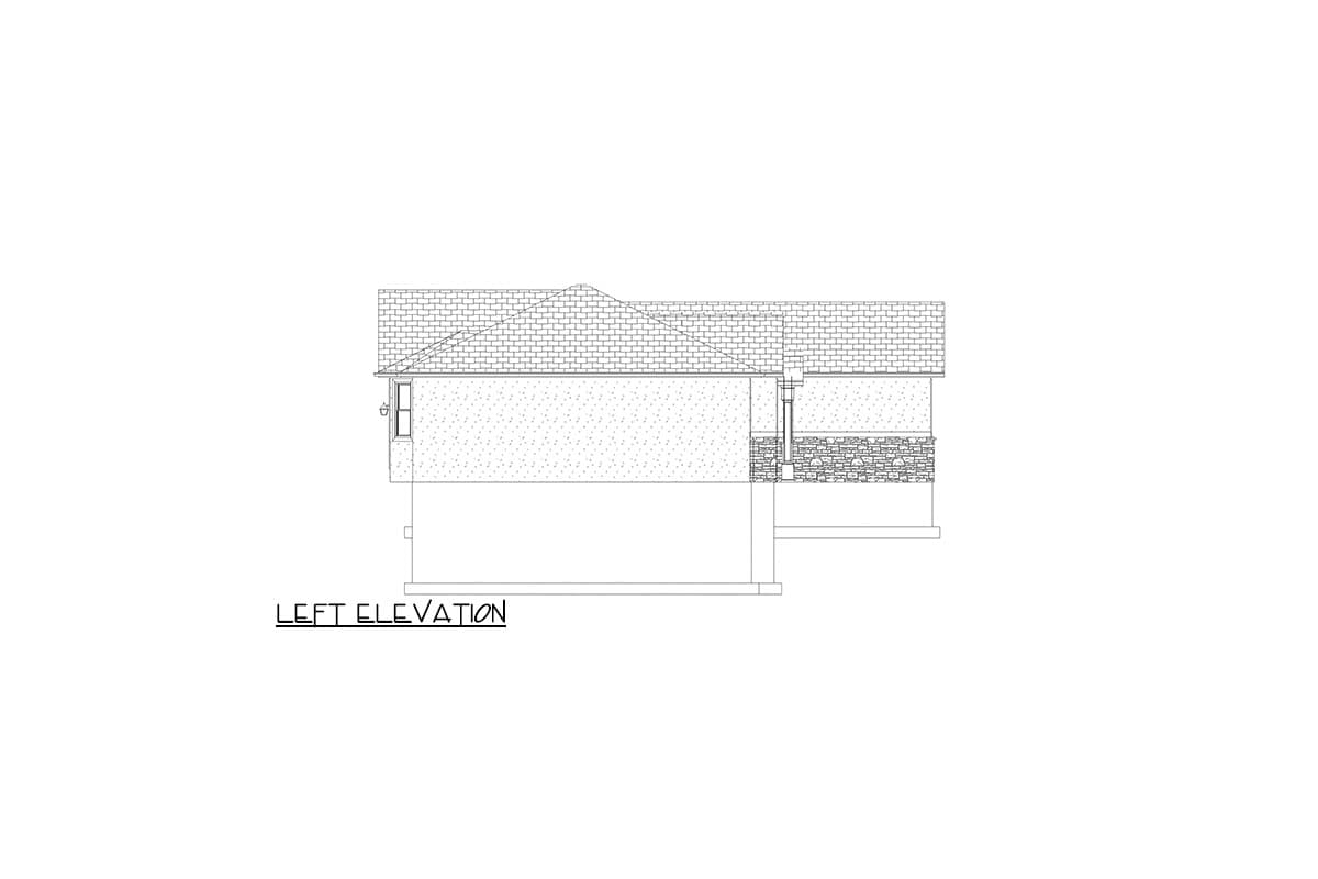 Plan 61499UT: One-Story Ranch House Plan with 3 Clustered Bedrooms - 1595 Sq Ft - Image #9 - Ranch, Traditional