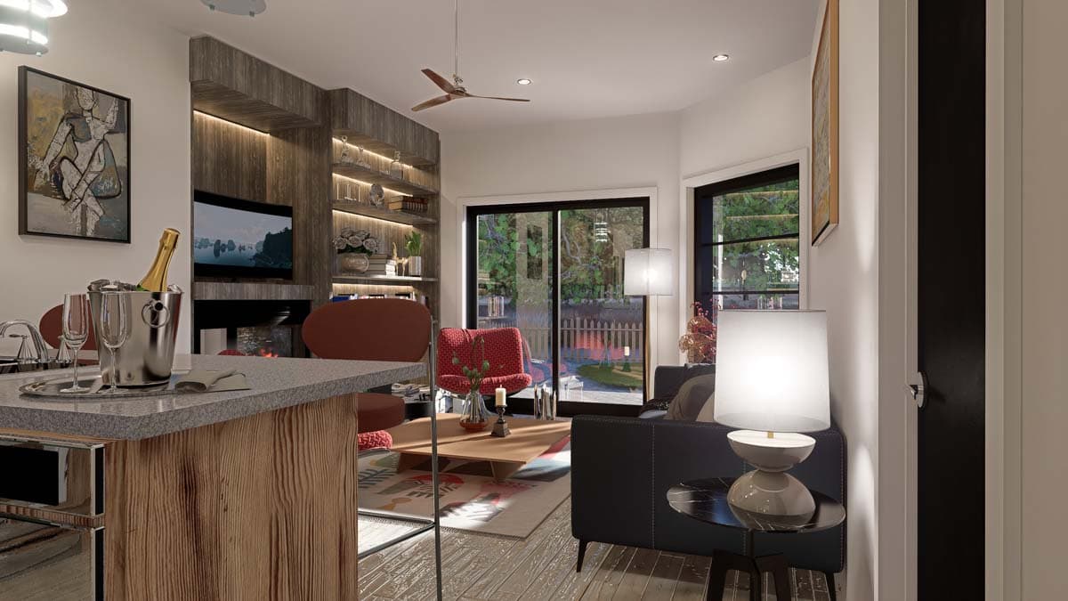Plan 147003RML: 19-Foot-Wide Modern Farmhouse Plan with Second Floor Flex Room - 1755 Sq Ft - Image #10 - Craftsman, Modern Farmhouse, New American, Northwest
