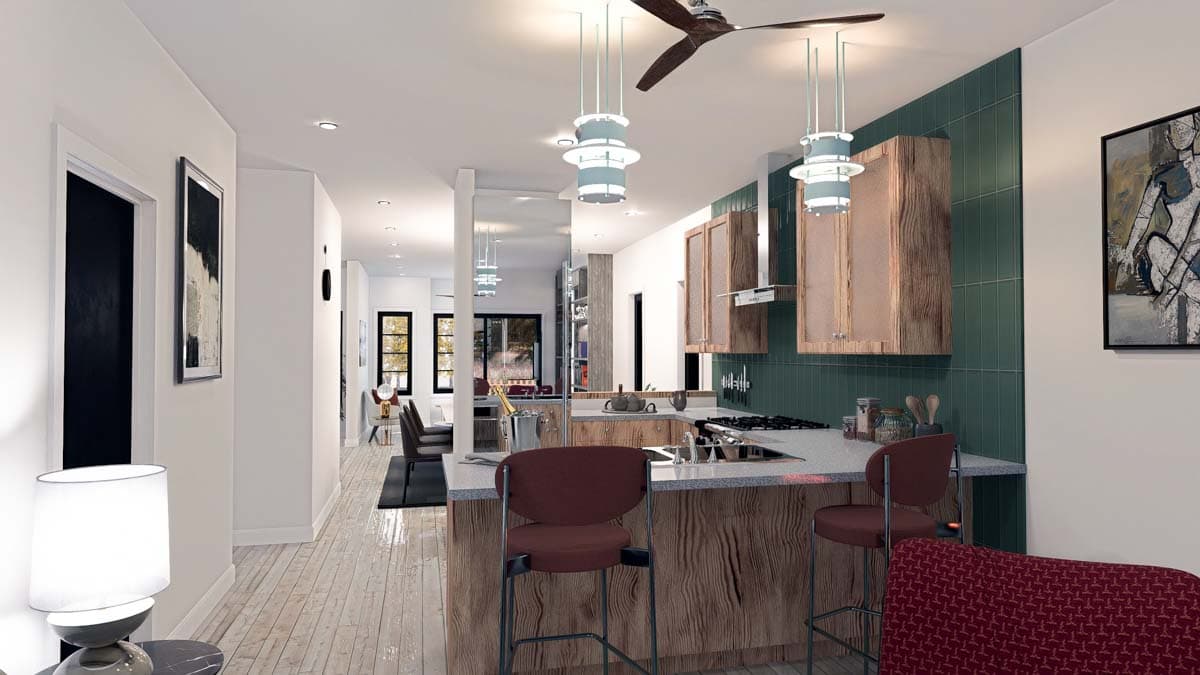 Plan 147003RML: 19-Foot-Wide Modern Farmhouse Plan with Second Floor Flex Room - 1755 Sq Ft - Image #13 - Craftsman, Modern Farmhouse, New American, Northwest