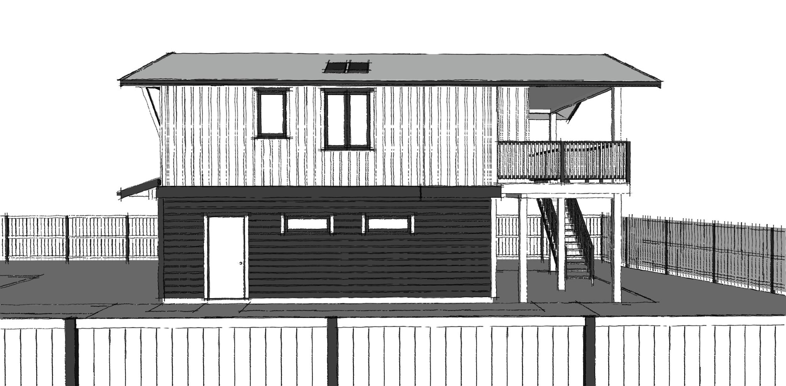 Plan 147004RML: 2-Car Carriage House Plan with Flex Space Above - 781 Sq Ft - Image #5 - Carriage, Craftsman, Northwest