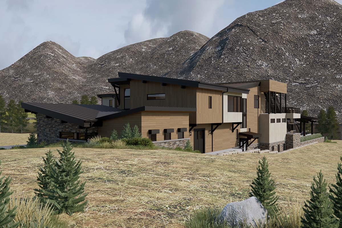 Plan 23961JD: Modern Mountain House Plan with 6 Bedrooms and Rooftop Deck - 8955 Sq Ft - Image #15 - Mid Century Modern, Modern, Mountain