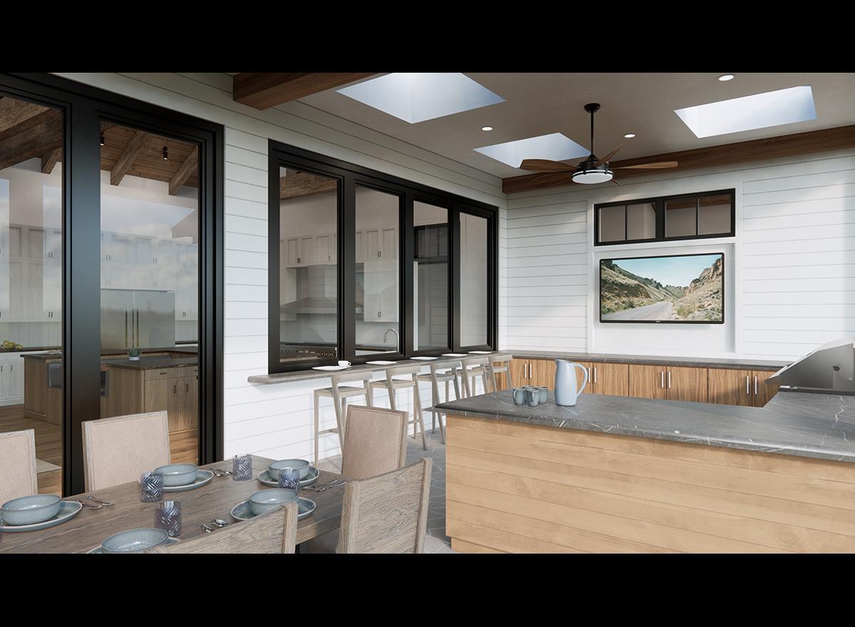 Plan 23963JD: Luxury Modern Farmhouse Plan with 5 Beds and 4-Car Garage - 8300 Sq Ft - Image #11 - Modern Farmhouse, New American