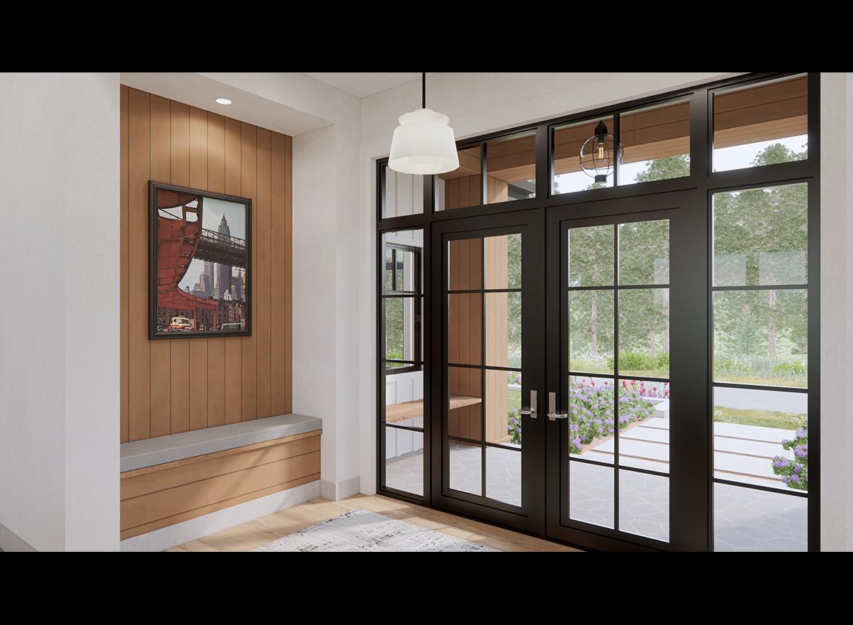 Plan 23963JD: Luxury Modern Farmhouse Plan with 5 Beds and 4-Car Garage - 8300 Sq Ft - Image #6 - Modern Farmhouse, New American