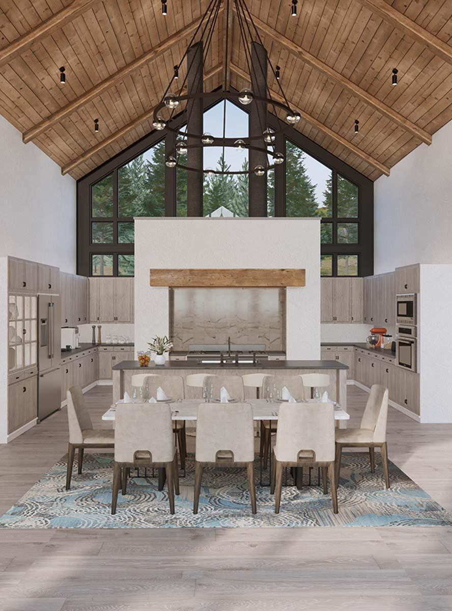 Plan 23965JD: Scandinavian-Inspired Modern House Plan with Flex Room and 3-Car Garage - 5185 Sq Ft - Image #7 - Contemporary, Modern, Northwest, Scandinavian