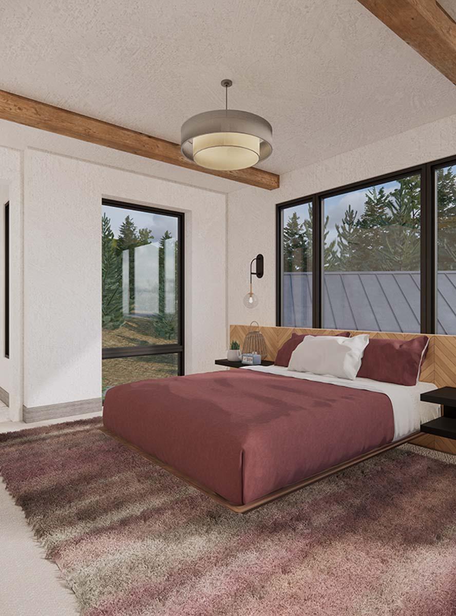 Plan 23965JD: Scandinavian-Inspired Modern House Plan with Flex Room and 3-Car Garage - 5185 Sq Ft - Image #10 - Contemporary, Modern, Northwest, Scandinavian