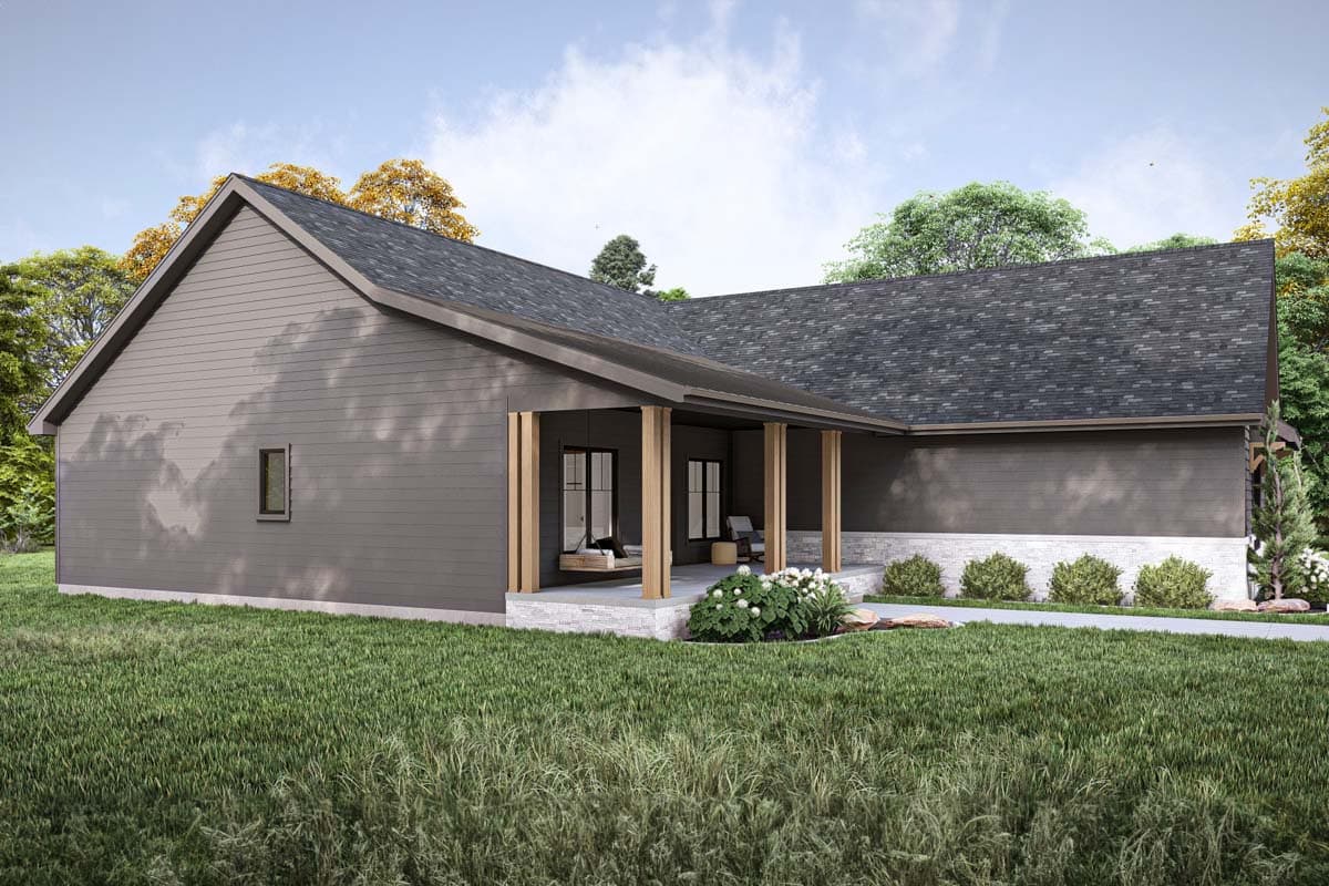 Plan 623341DJ: Country House Plan with 3-Car Garage and Island Kitchen - 1785 Sq Ft - Image #18 - Country, Farmhouse, Ranch