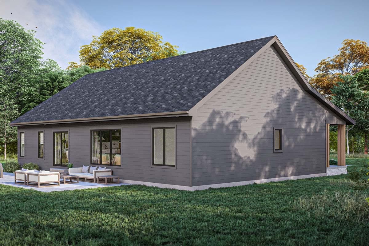 Plan 623341DJ: Country House Plan with 3-Car Garage and Island Kitchen - 1785 Sq Ft - Image #19 - Country, Farmhouse, Ranch