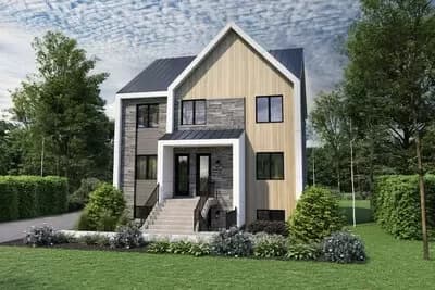 Contemporary Triplex with 3 Bedroom Units - 1384 Sq Ft Each