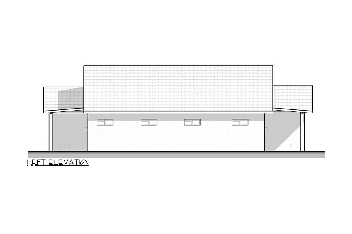 Plan 380015ASH: 3 Bed Small House Plan with 1-Car Garage - 1635 Sq Ft - Image #4 - Cabin, Country, Traditional
