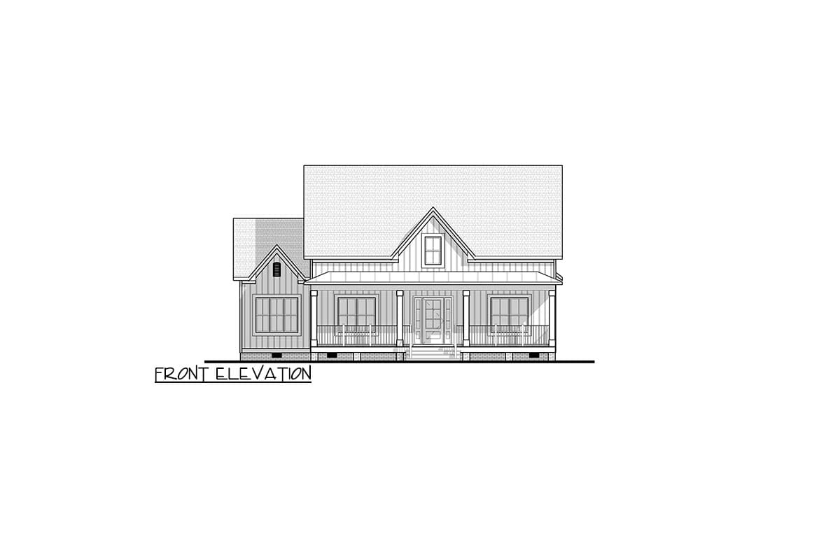 Plan 83660CRW: 3-Bed Modern Farmhouse with 2-Car Garage Option - 2380 Sq Ft - Image #11 - Country, Farmhouse, Modern Farmhouse, New American