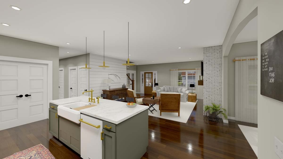 Plan 83660CRW: 3-Bed Modern Farmhouse with 2-Car Garage Option - 2380 Sq Ft - Image #7 - Country, Farmhouse, Modern Farmhouse, New American