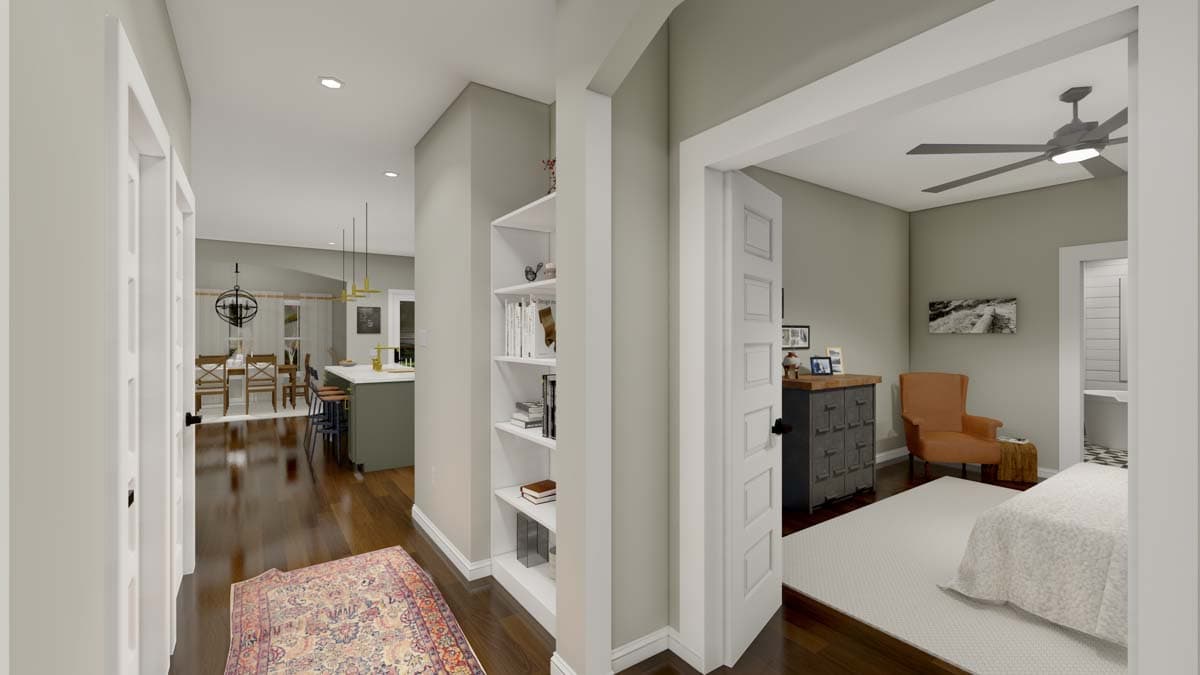 Plan 83660CRW: 3-Bed Modern Farmhouse with 2-Car Garage Option - 2380 Sq Ft - Image #8 - Country, Farmhouse, Modern Farmhouse, New American