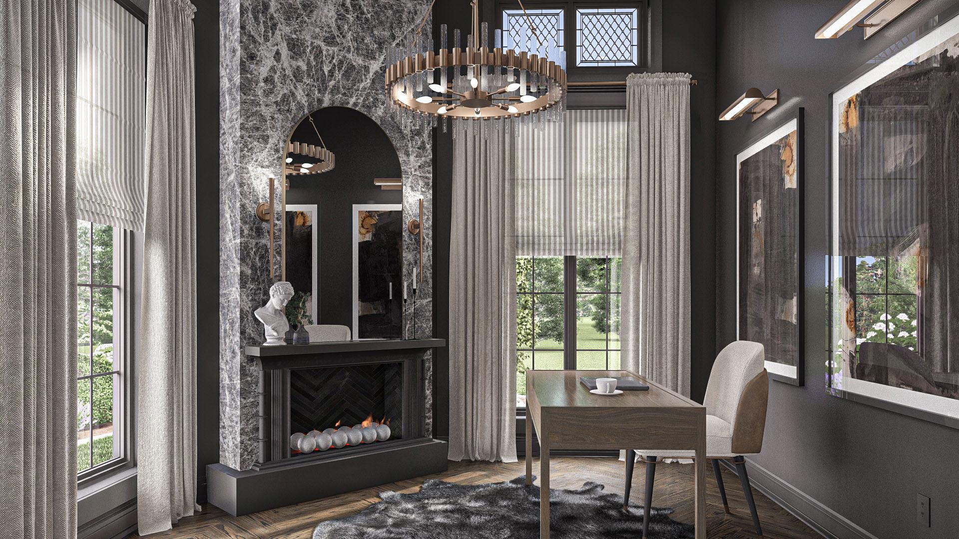 Plan 623343DJ: 2-Story Victorian Home Plan with Two Story Great Room and Office - 2433 Sq Ft - Image #12 - Cottage, European, Transitional, Victorian