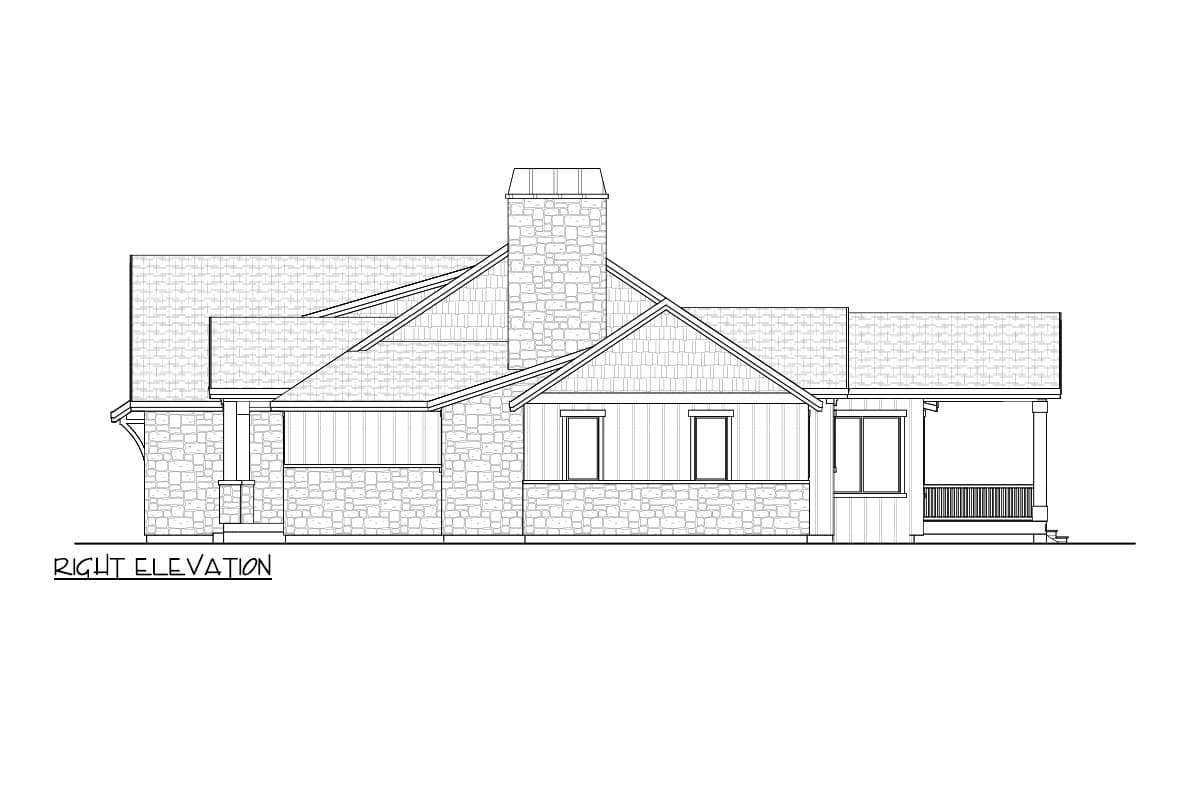 Plan 290190IY: One-Story Craftsman House Plan with Lower Level Expansion - 2195 Sq Ft - Image #5