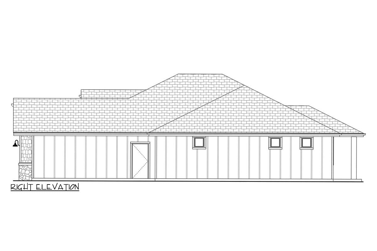 Plan 580081DFT: Craftsman Home Plan with Split Bed and Large Open Concept - 1894 Sq Ft - Image #5 - Country, Craftsman, Mountain, New American, Ranch