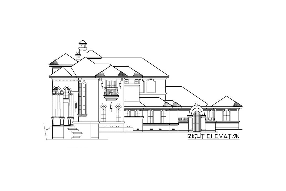 Plan 36143TX: Mediterranean with Central Courtyard - Image #6 - European, Mediterranean, Spanish
