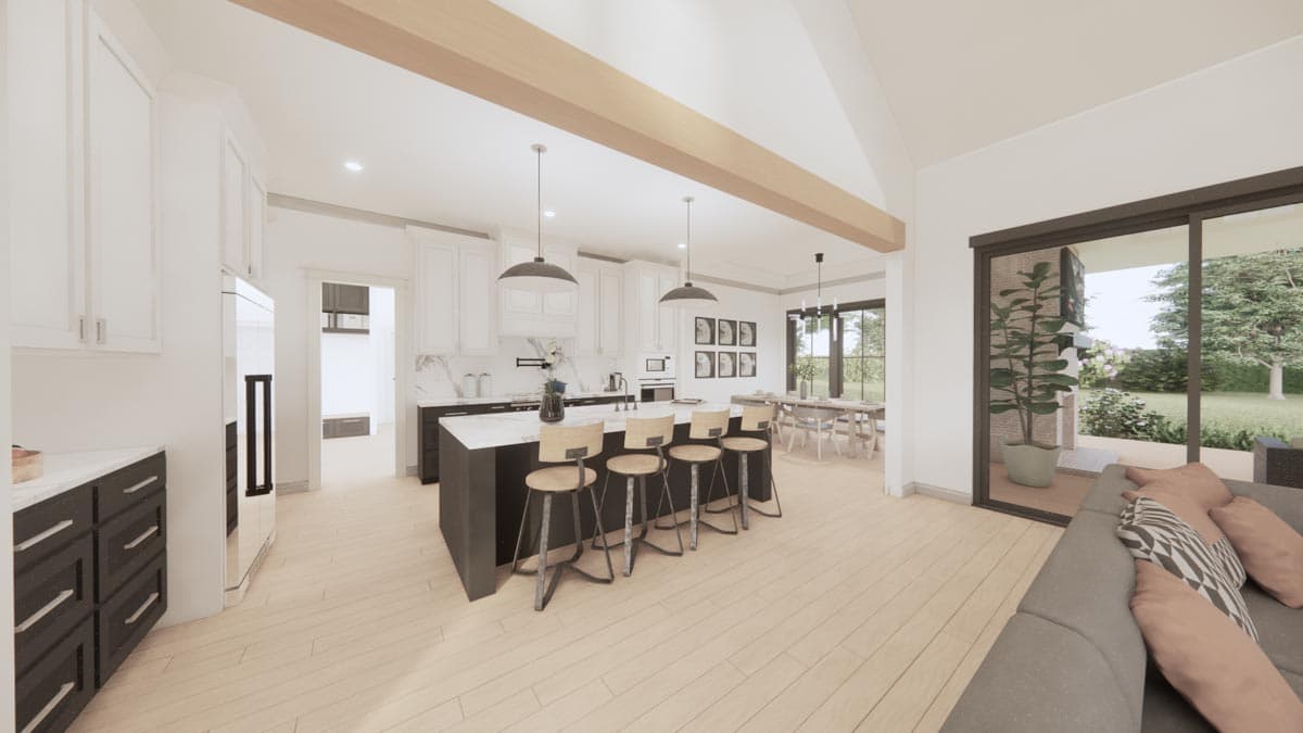 Plan 56544SM: 4-Bed Modern Farmhouse Plan with Optionally Finished Bonus Room - 2578 Sq Ft - Image #10 - Country, Farmhouse, Modern Farmhouse, New American