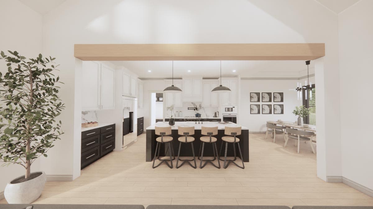 Plan 56544SM: 4-Bed Modern Farmhouse Plan with Optionally Finished Bonus Room - 2578 Sq Ft - Image #9 - Country, Farmhouse, Modern Farmhouse, New American