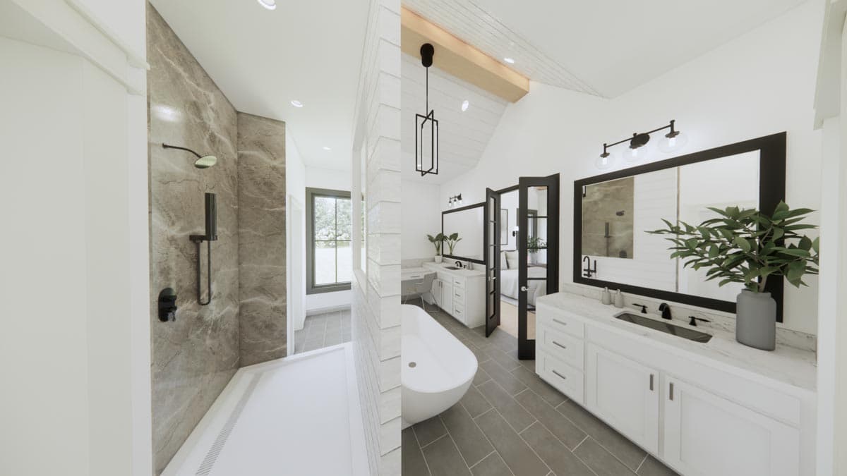 Plan 56544SM: 4-Bed Modern Farmhouse Plan with Optionally Finished Bonus Room - 2578 Sq Ft - Image #15 - Country, Farmhouse, Modern Farmhouse, New American