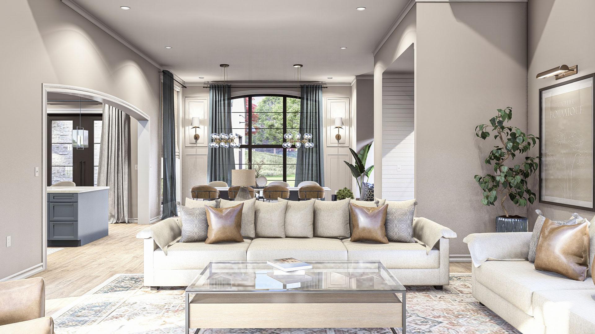 Plan 623344DJ: Cottage-Style House Plan with Courtyard and Covered Patio - 2508 Sq Ft - Image #14 - Cottage, European, Transitional, Tudor