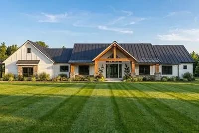 Mountain Ranch House Plan with Spectacular Rear Views - 2489 Sq Ft