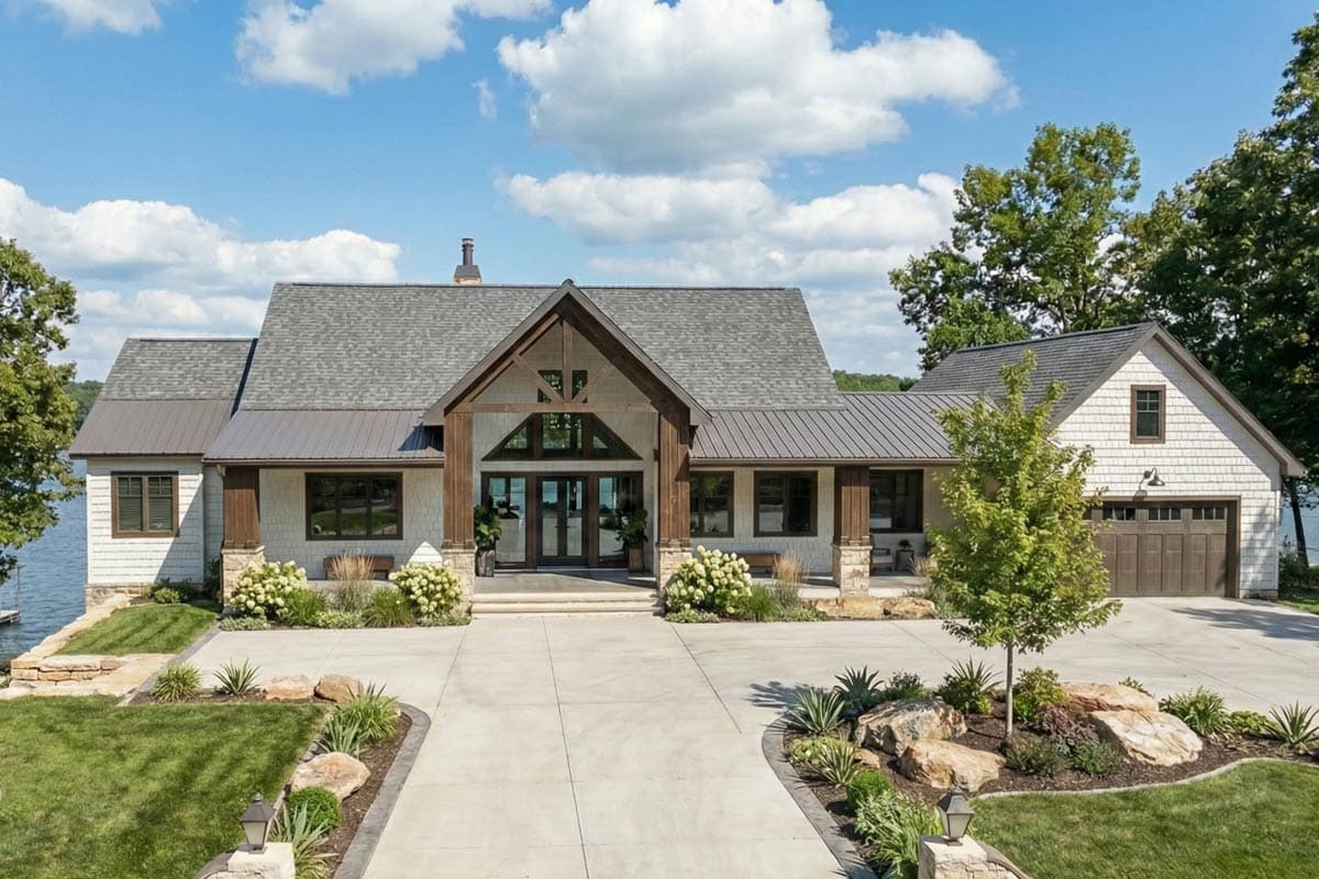 Plan image - 623346DJ:Craftsman Ranch House Plan with Up to 5 Beds with Finished Lower Level Option - 2388 Sq Ft