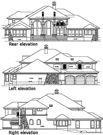 Plan 36153TX: Living in the Lap of Luxury - Image #26 - European