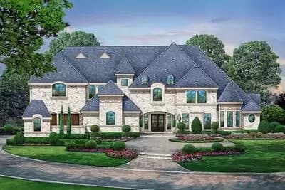 Stunning European-style Home Plan