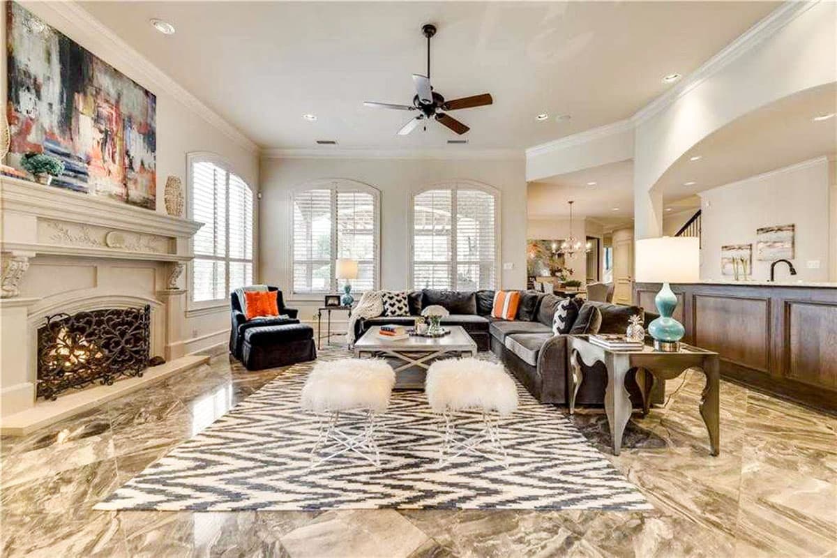 Plan 36157TX: Dramatic Manor Home Plan - Image #10 - European, French Country