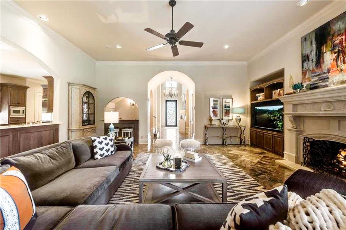 Plan 36157TX: Dramatic Manor Home Plan - Image #11 - European, French Country