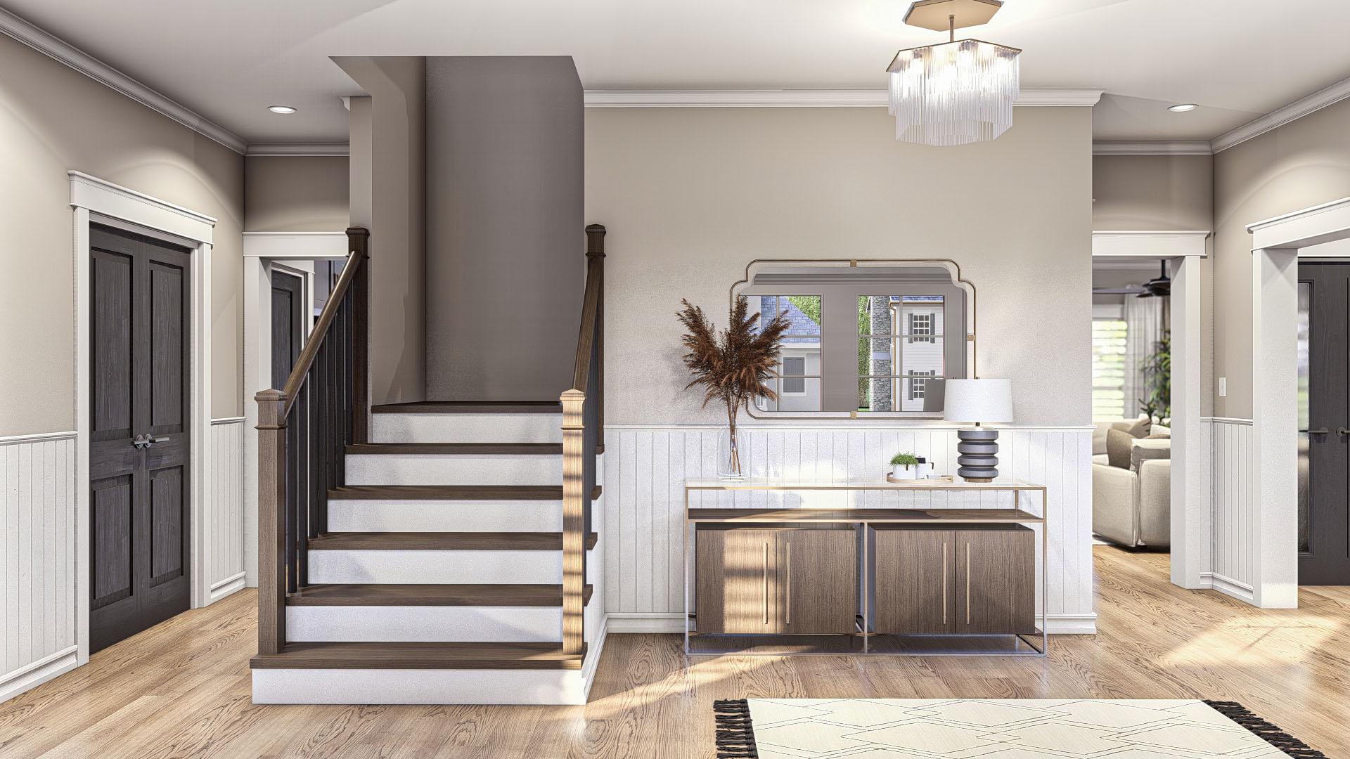 Plan 623347DJ: Two-Story Colonial House Plan with Stacked Front Porches - 2544 Sq Ft - Image #10 - Colonial, Country, Traditional