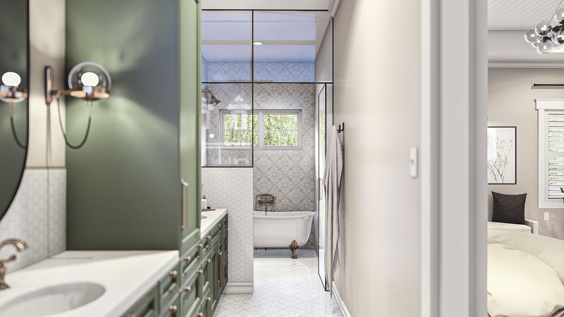 Plan 623347DJ: Two-Story Colonial House Plan with Stacked Front Porches - 2544 Sq Ft - Image #17 - Colonial, Country, Traditional