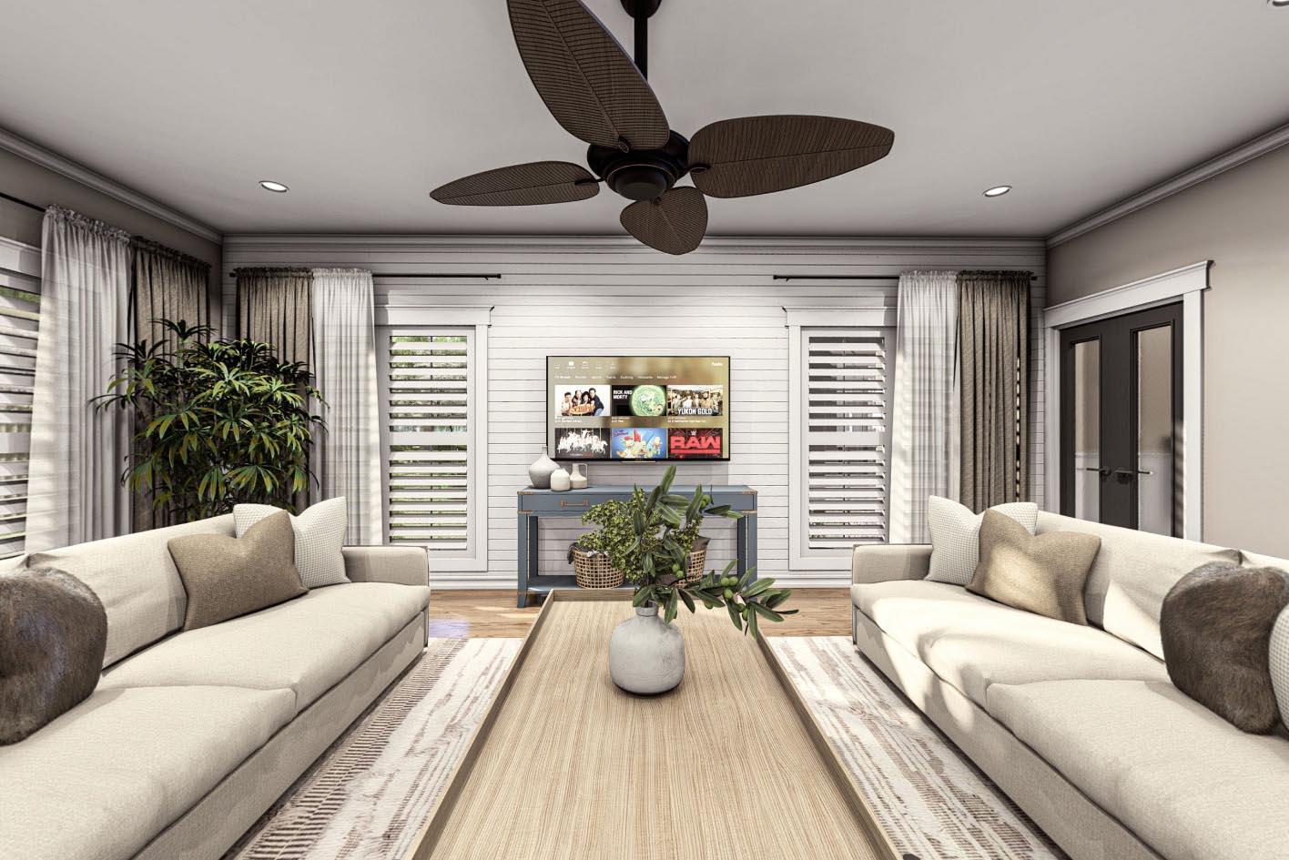 Plan 623347DJ: Two-Story Colonial House Plan with Stacked Front Porches - 2544 Sq Ft - Virtual Tour Cover Image - Colonial, Country, Traditional