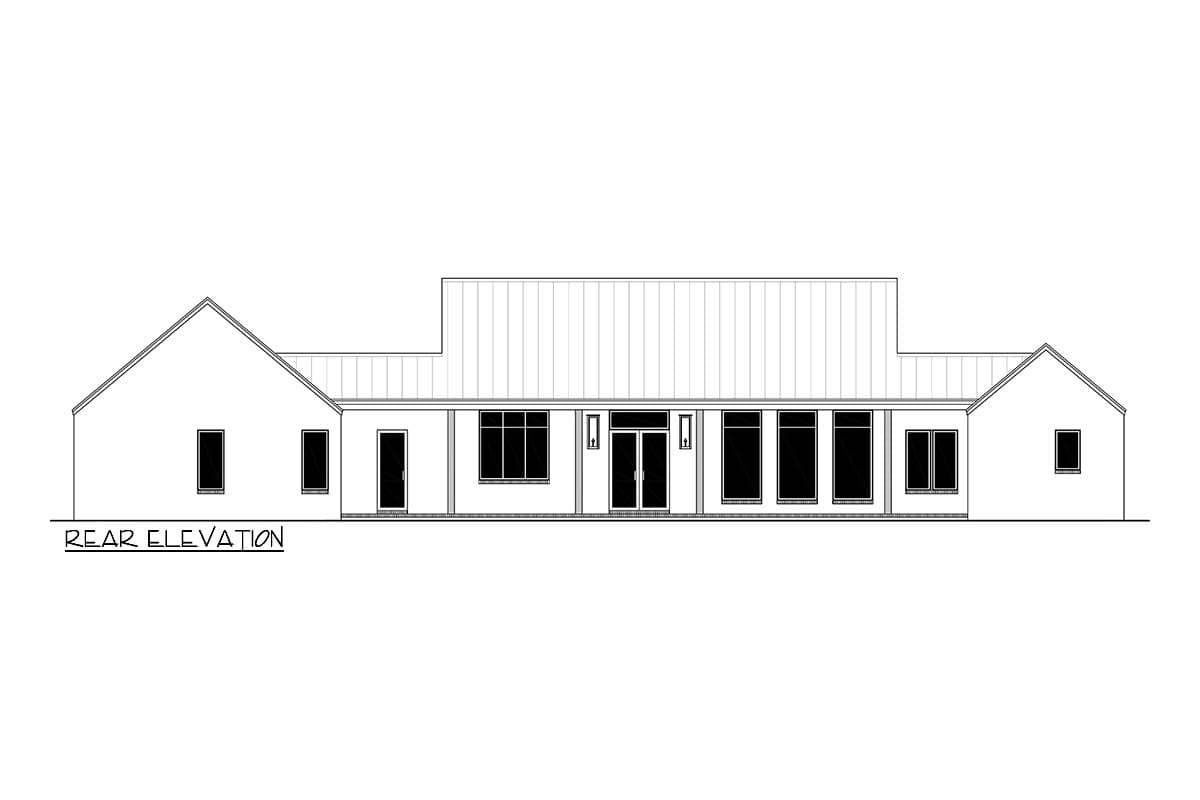 Plan 51961HZ: Transitional One-Story House Plan with Scandinavian Vibe - 2650 Sq Ft - Image #13 - Hill Country, Modern, Modern Farmhouse, Ranch, Transitional