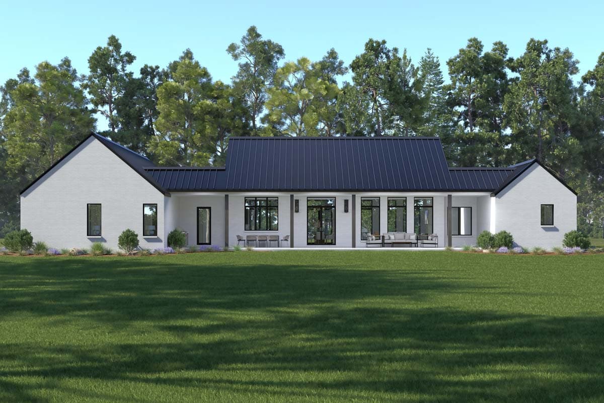 Plan 51961HZ: Transitional One-Story House Plan with Scandinavian Vibe - 2650 Sq Ft - Image #10 - Hill Country, Modern, Modern Farmhouse, Ranch, Transitional