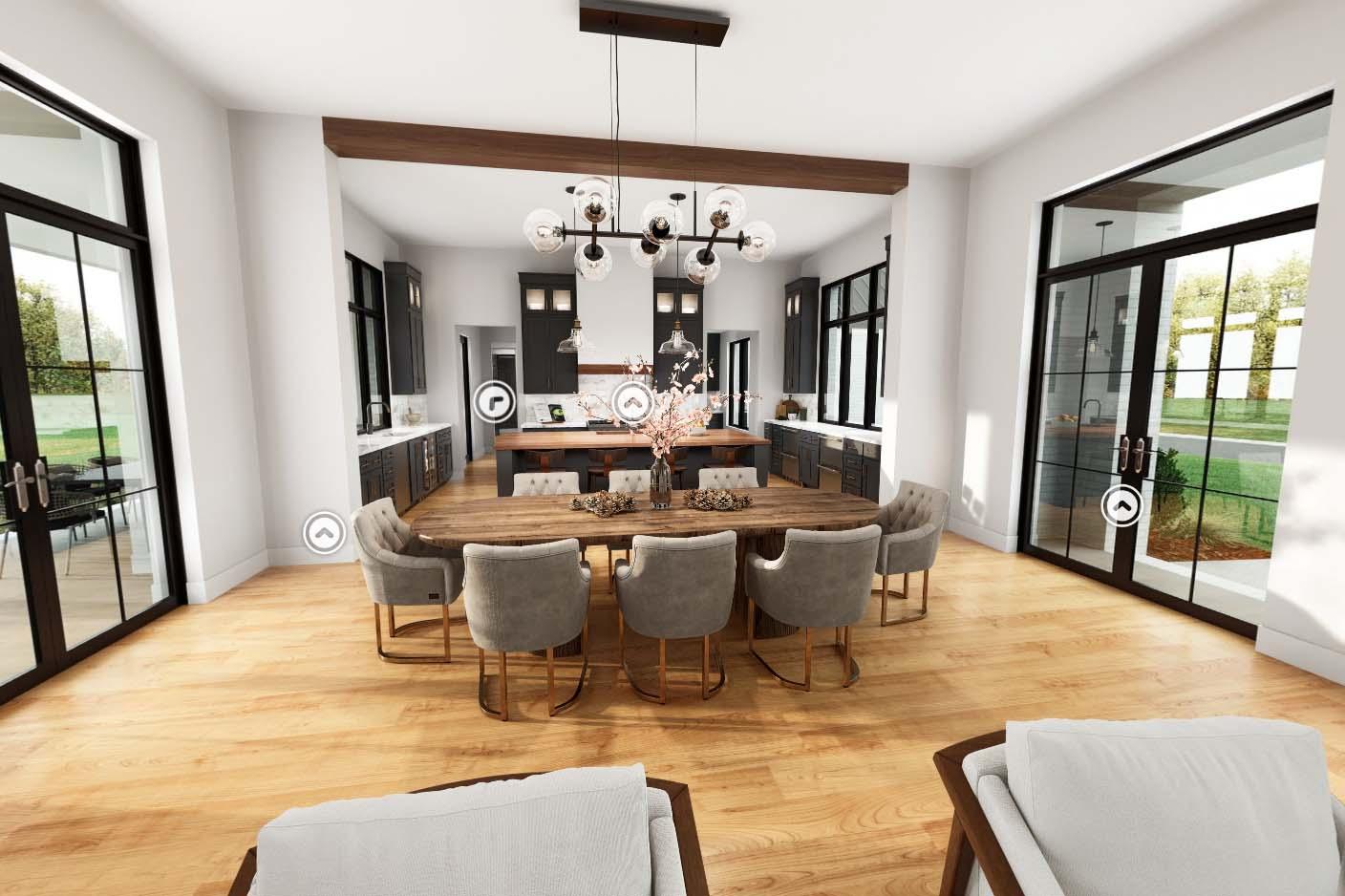 Plan 51961HZ: Transitional One-Story House Plan with Scandinavian Vibe - 2650 Sq Ft - Virtual Tour Cover Image - Hill Country, Modern, Modern Farmhouse, Ranch, Transitional