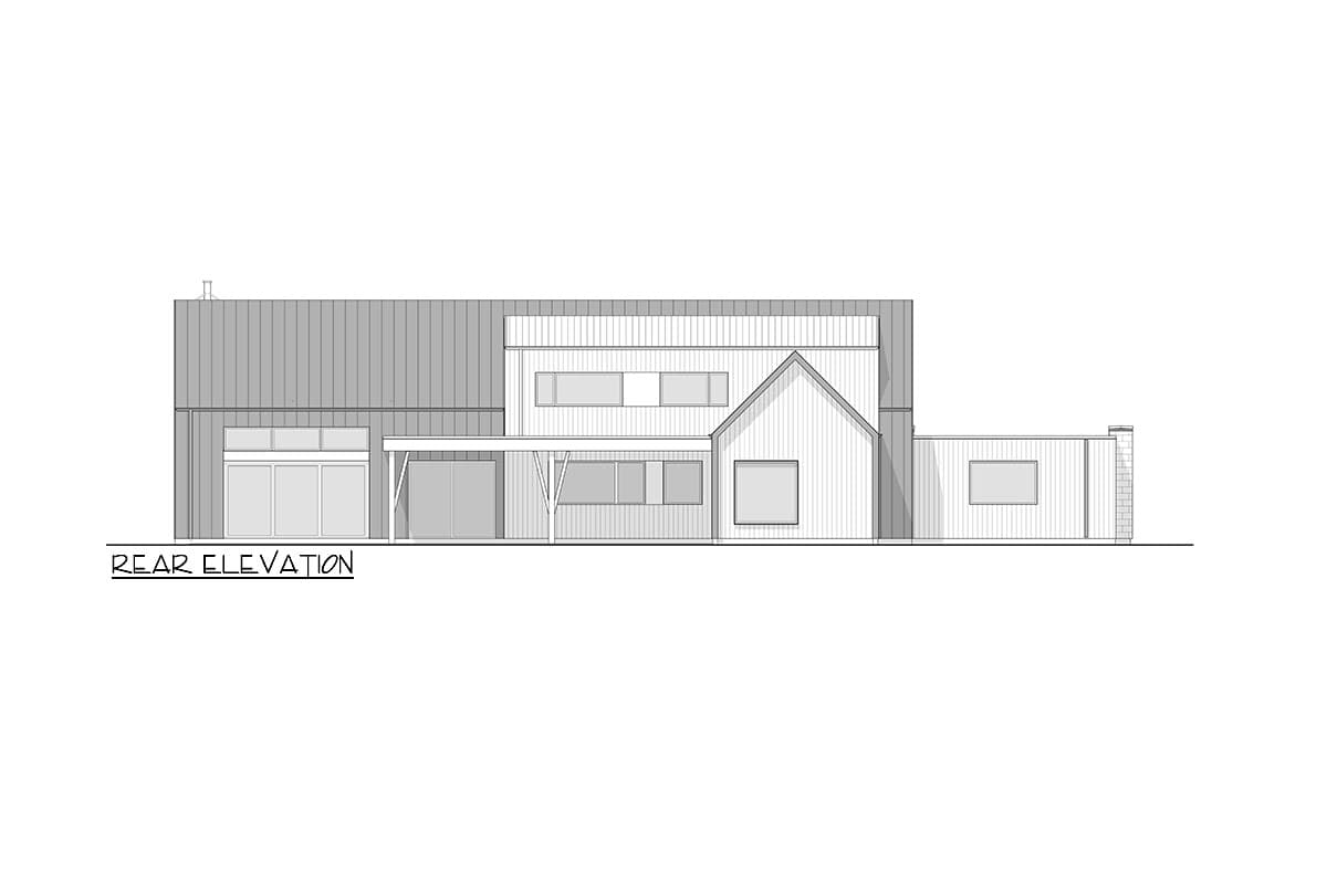 Plan 270095AF: Contemporary 4-Bed House Plan with Scandinavian-Inspired Exterior - 3608 Sq Ft - Image #9 - Contemporary, Modern, Scandinavian