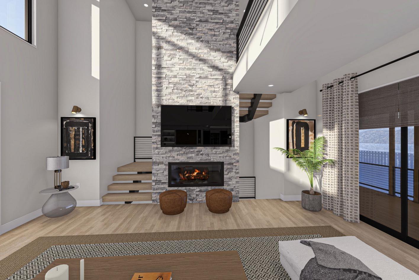 Plan 623348DJ: 2675 Sq Ft Mid Century Modern House Plan with 403 Sq Ft Apartment - Virtual Tour Cover Image - Contemporary, Mid Century Modern, Modern