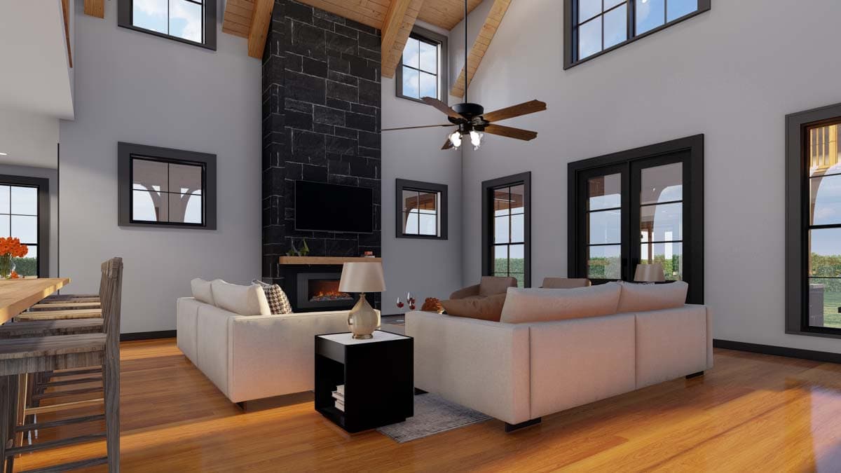 Plan 70883MK: Modern Farmhouse with Wrap Around Porch and Detached Garage - 3033 Sq Ft - Image #25 - Country, Farmhouse, Modern Farmhouse