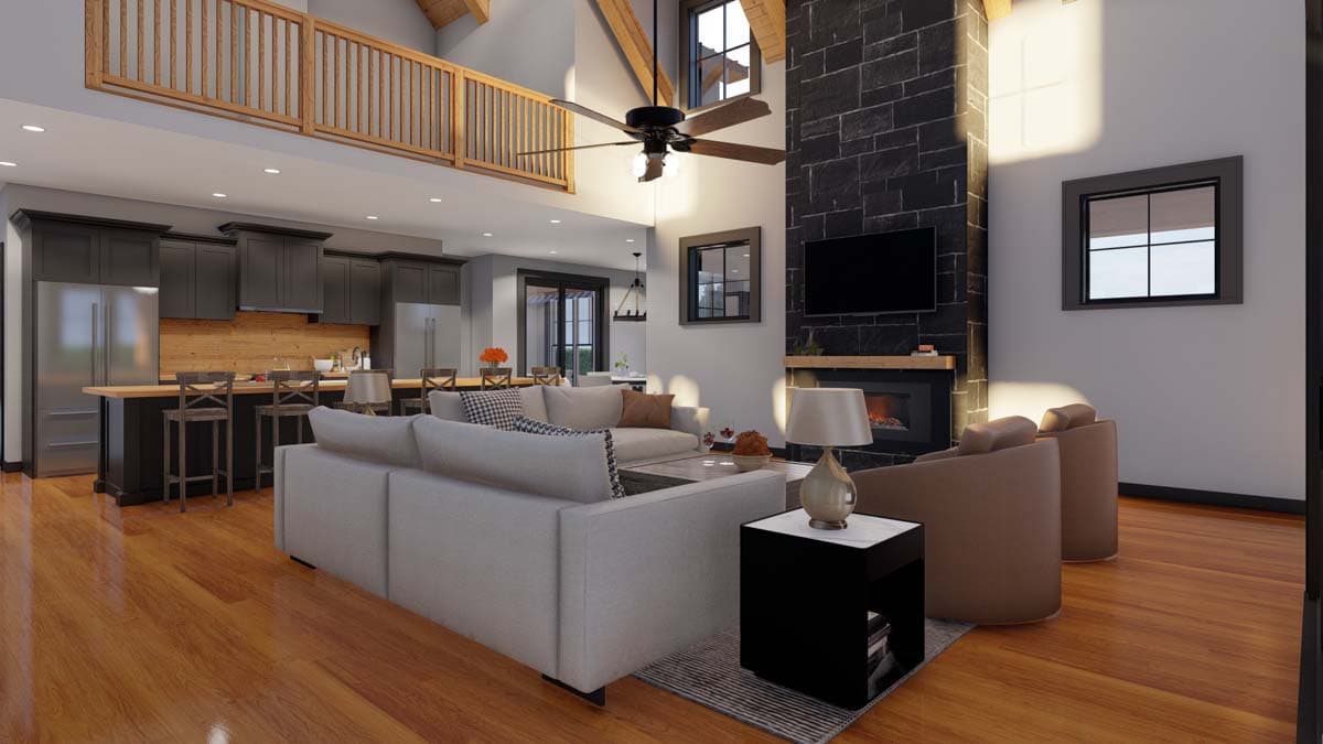 Plan 70883MK: Modern Farmhouse with Wrap Around Porch and Detached Garage - 3033 Sq Ft - Image #27 - Country, Farmhouse, Modern Farmhouse