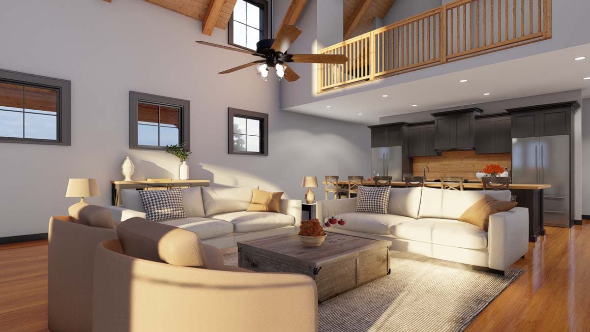 Plan 70883MK: Modern Farmhouse with Wrap Around Porch and Detached Garage - 3033 Sq Ft - Image #28 - Country, Farmhouse, Modern Farmhouse