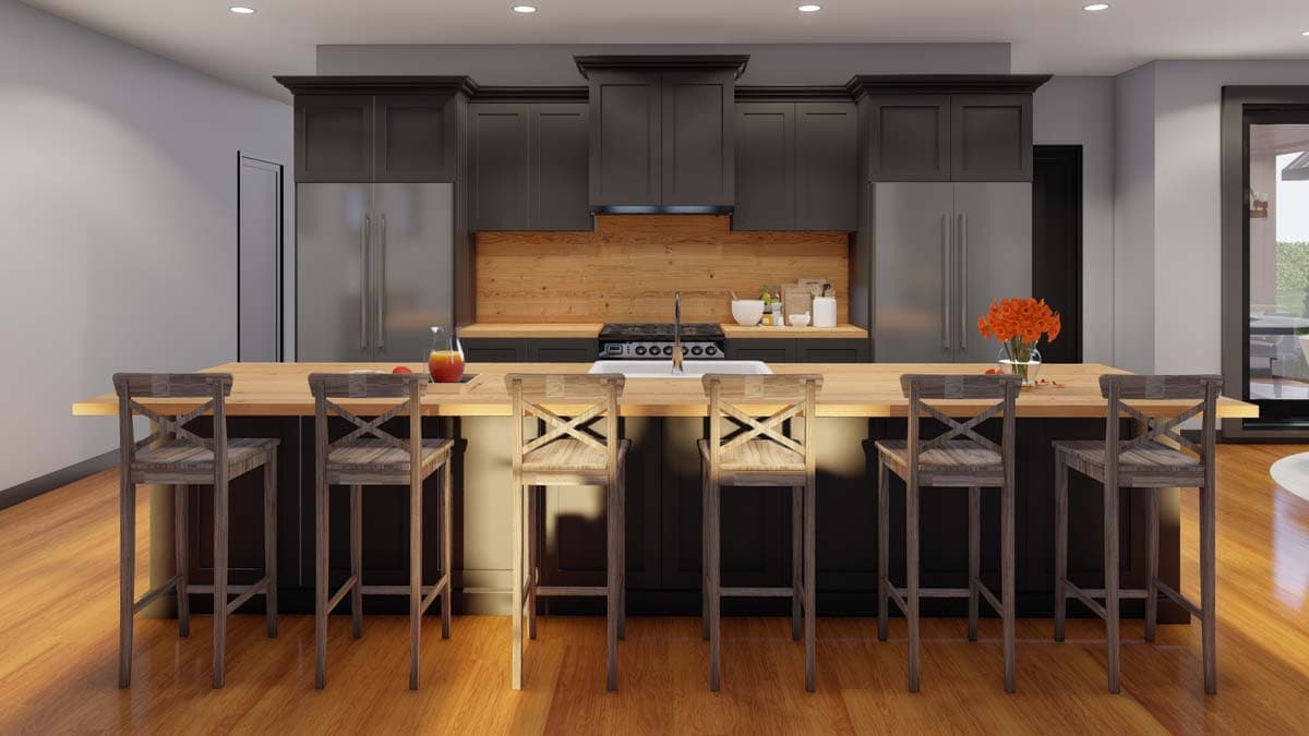 Plan 70883MK: Modern Farmhouse with Wrap Around Porch and Detached Garage - 3033 Sq Ft - Image #29 - Country, Farmhouse, Modern Farmhouse