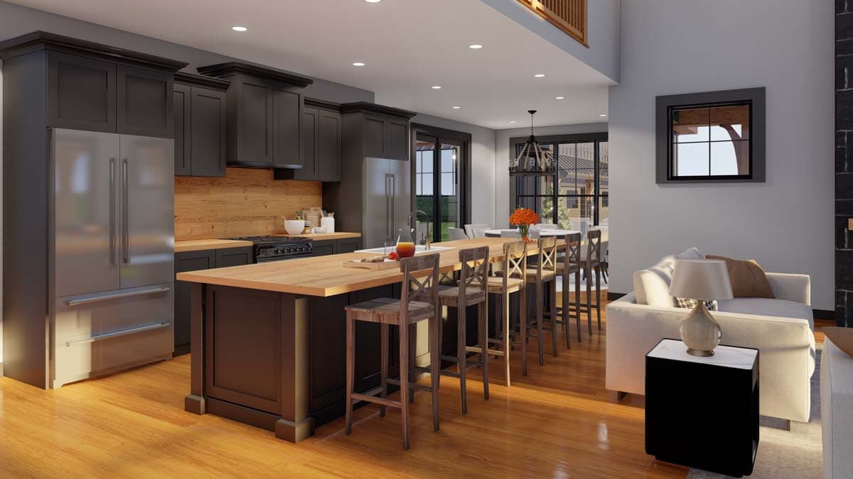 Plan 70883MK: Modern Farmhouse with Wrap Around Porch and Detached Garage - 3033 Sq Ft - Image #30 - Country, Farmhouse, Modern Farmhouse