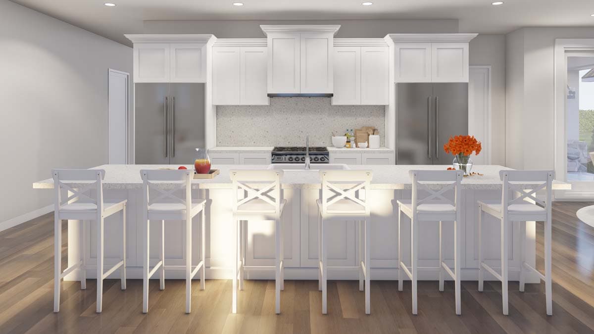 Plan 70883MK: Modern Farmhouse with Wrap Around Porch and Detached Garage - 3033 Sq Ft - Image #9 - Country, Farmhouse, Modern Farmhouse