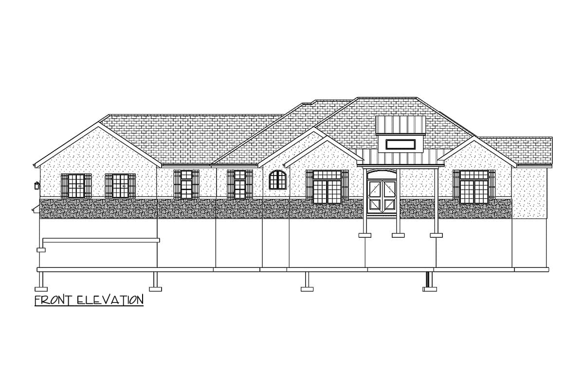 Plan 61500UT: One-Story House Plan with Lower Level Expansion - 2690 Sq Ft - Image #36 - Ranch, Transitional